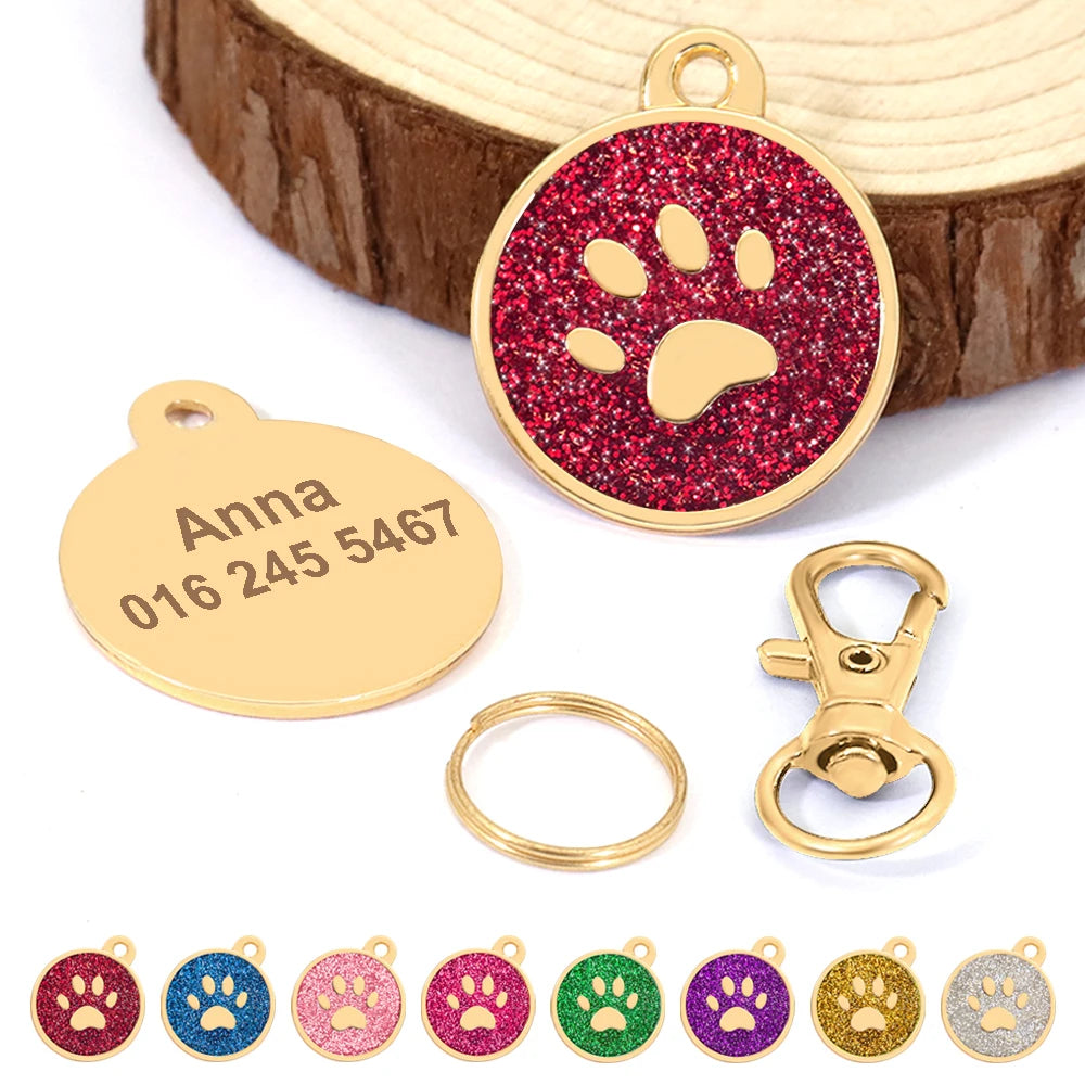 Identyfikatory Kość Diamenciki Srebrne