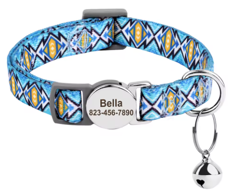 Obroża z Grawerem dla Kota